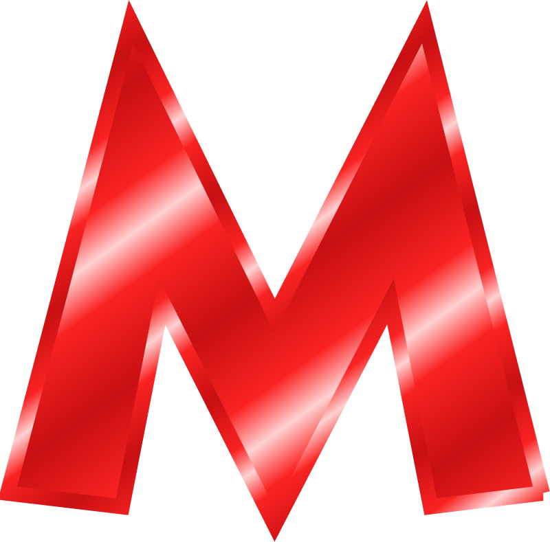 Clip Art Letters Of The Alphabet - Letter M Clipart (800x789)
