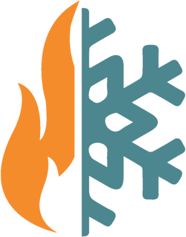Toscana Assistenza Clima - Hot And Cold Logos (1250x1250)