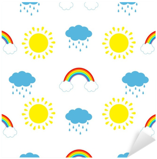 Autocolante Pixerstick Bonito Sol De Kawaii De Desenhos - Drawing (400x400)