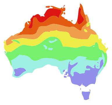 Average Daily Maximum Temperature In July In Australia - Australien Wetterkarte (400x371)