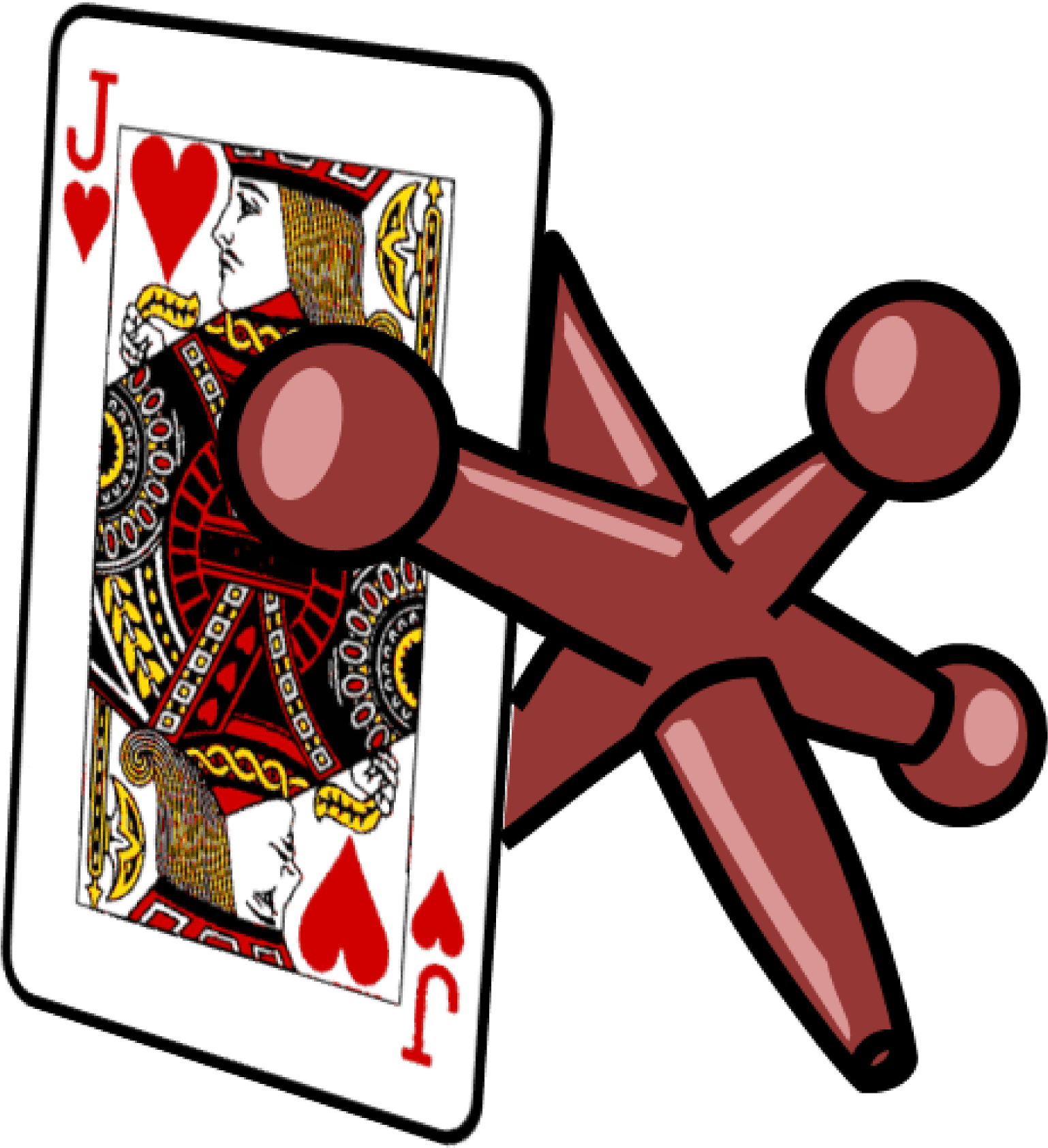 Nor'easter Jeff Johnston - Jack Of Hearts Playing Cards Deck Cuff Links [jewelry] (1547x1713)