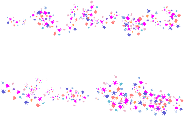 Cool Design Ideas Star Clipart Free Fish Collection - Colorful Stars In Png (900x637)
