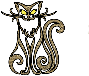 Cat, Abstract, Fabric, Structure, Tissue - Cat2 Cat2 Oval Ornament (453x340)