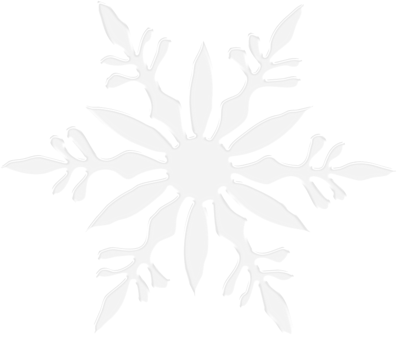 Winter Clipart Transparent Background - White Snowflake Transparent Png (805x681)