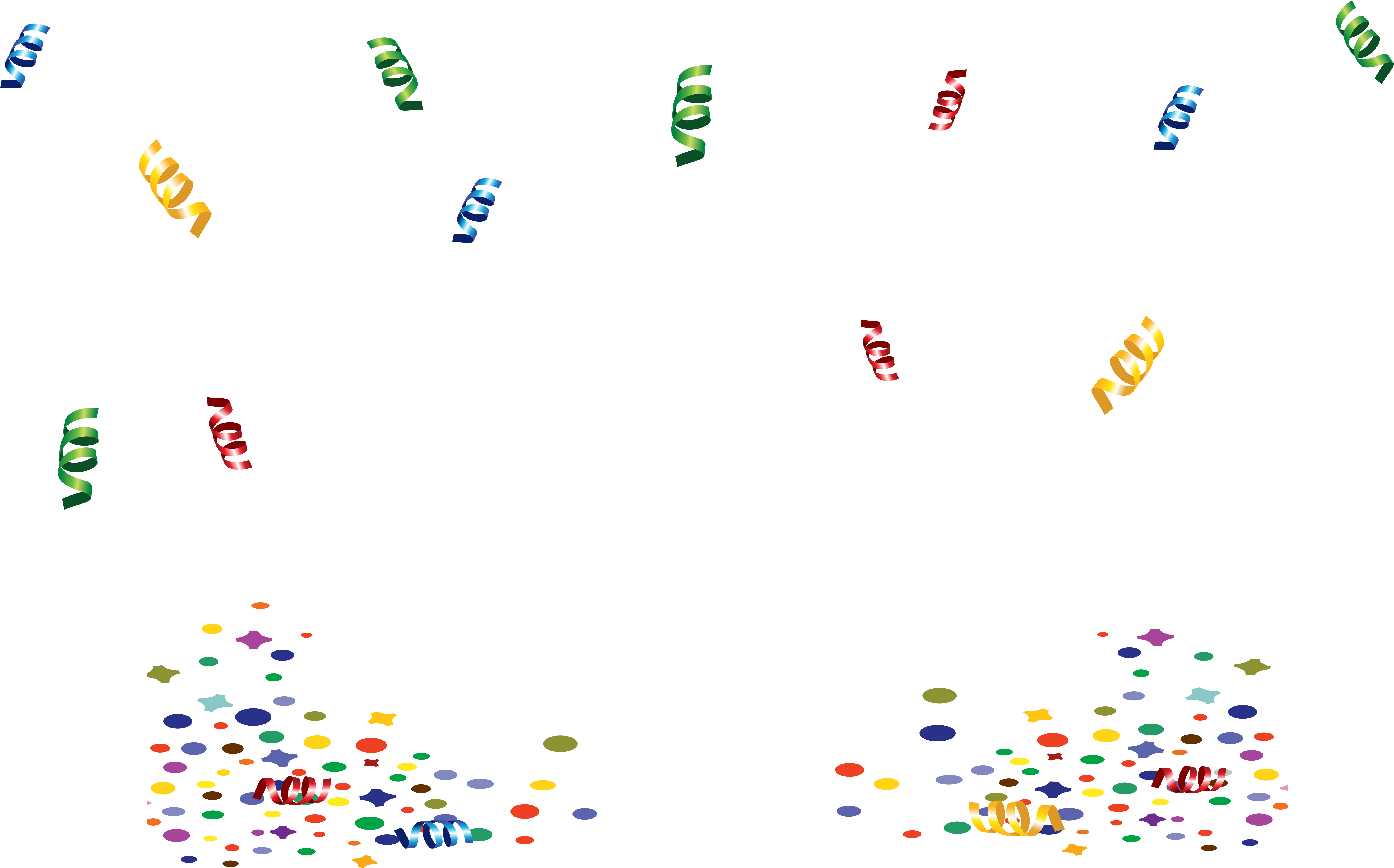 Party Clipart Party Decoration - Birthday Party Decoration Png (8000x5108)