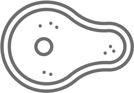 Steak Beef Stroke Icon Transparent Png - Meat (512x512)