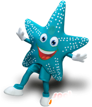 Mascot Star Of Blue Sea, Very Cheerful - Starfish Mascot (300x400)