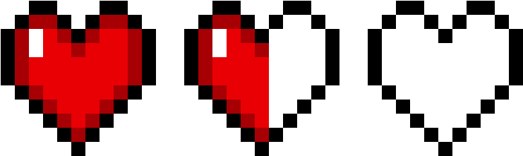 8 Bit Heart Gif For Kids - Legend Of Zelda Hearts (980x500)