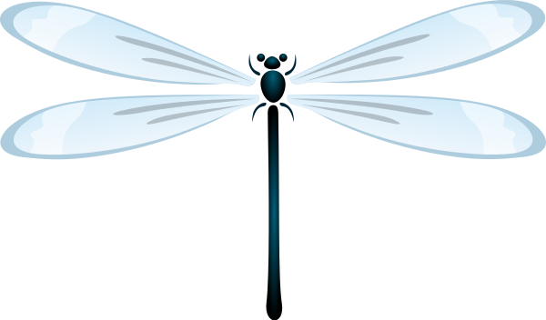 Dragon Fly Clipart - Dragonfly Clipart Png (600x352)