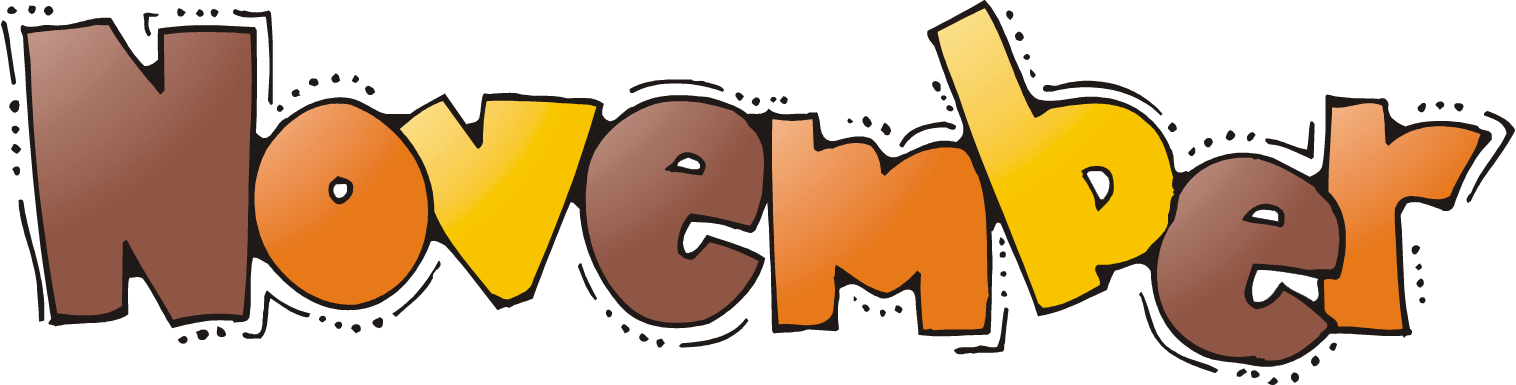 November Around Portage Lakes Community - November Clipart (1516x385)