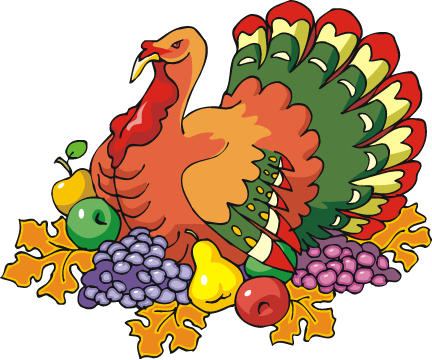 November Leaves Clip Art Download - Happy Thanksgiving Animated Gif (432x360)