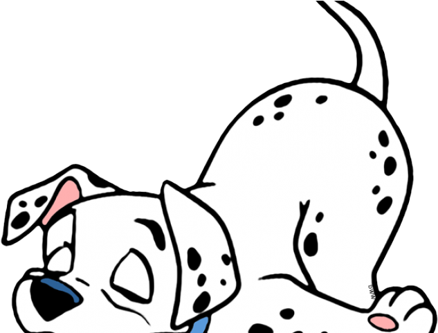 Dalmation Clipart 3 Puppy - Tired Dog Clip Art (640x480)