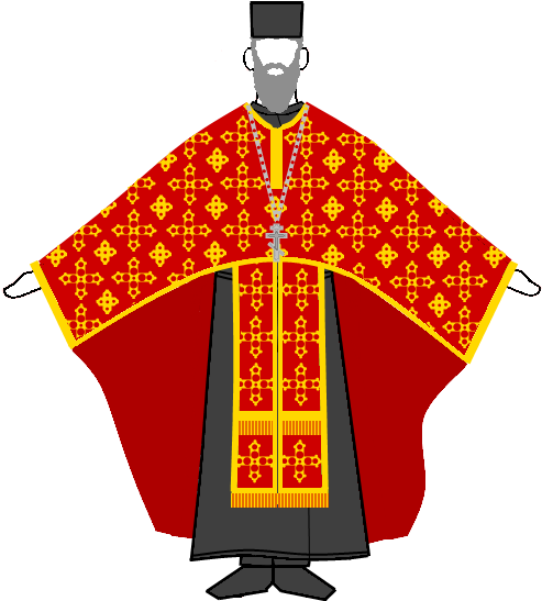 November Christian Cliparts 15, - Do Orthodox Priests Wear (495x576)