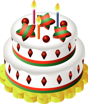 November Birthday Cake Clipart - Birthday Greetings In December (338x400)