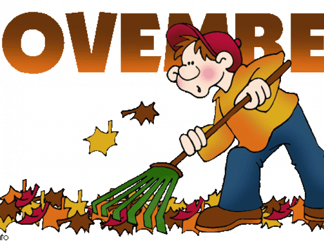 Free November Clipart - Month Of The Year November (640x480)