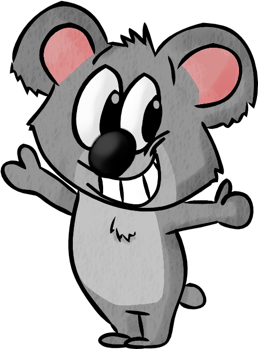 Koala Colored By Cartoonsbykristopher - Cartoon (575x702)