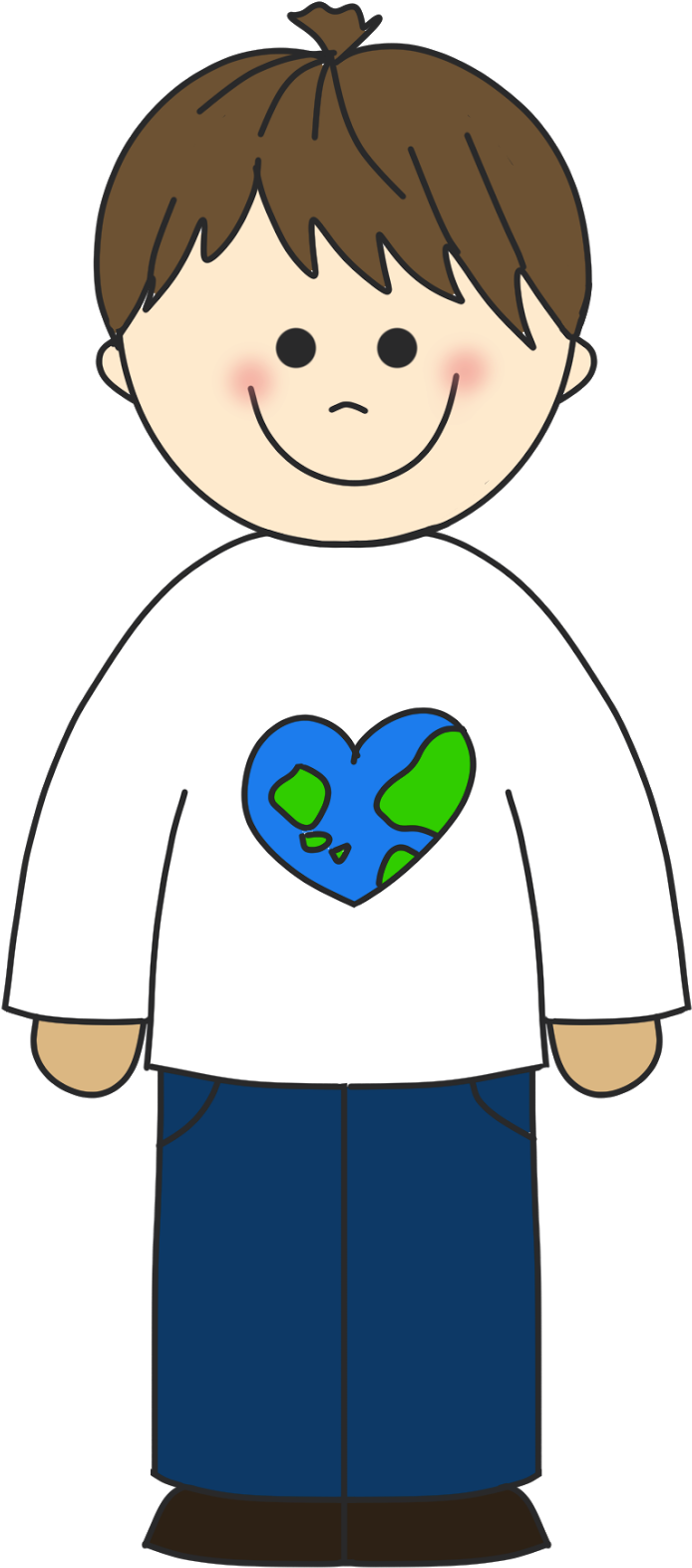 Love Earth Boys Clipart - Body Parts In Arabic (770x1600)
