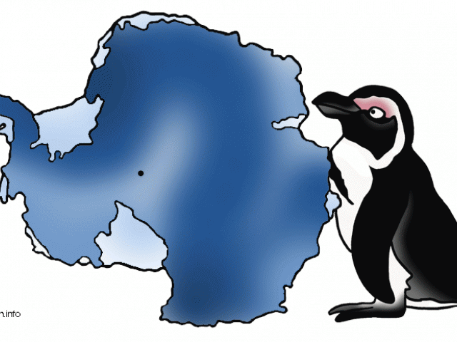 Antarctica Clipart Artic Animal - Antartica Map Clipart (640x480)