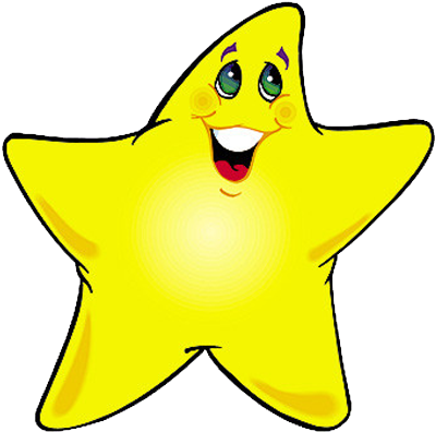 نجمة صفراء تبتسم بصورة شفافة الخلفية - Star Of The Week Certificate (500x500)