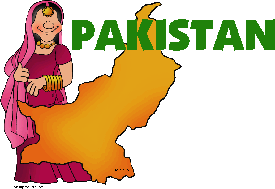 Free Asia Clip Art By Phillip Martin, Pakistan - Long Island Head Start (942x648)