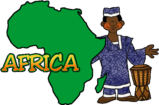 Africa Clip Art By Phillip Martin, African Drummer - Africa Clipart (530x348)