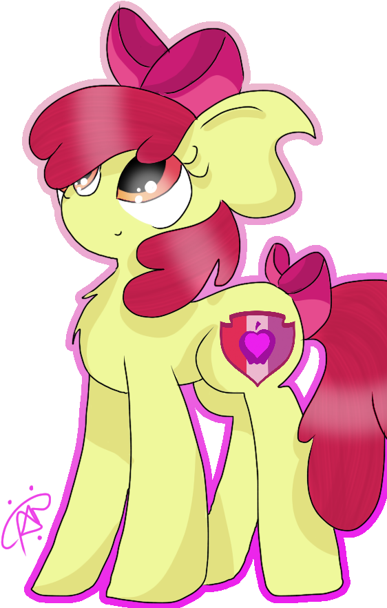 Adult, Apple Bloom, Artist - Cartoon (579x915)