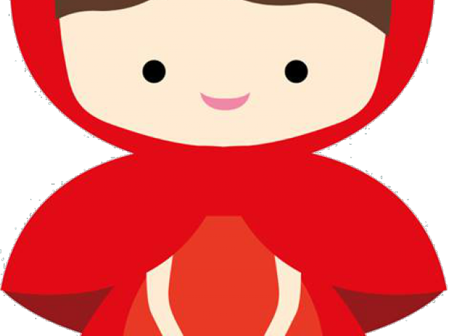 Red Riding Hood Clipart Happy Girl - Little Red Riding Hood Clipart (640x480)