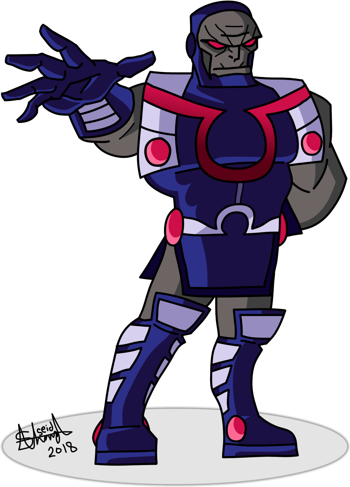 Thedictator97 Darkseid Is By Thedictator97 - Cartoon (1280x2276)