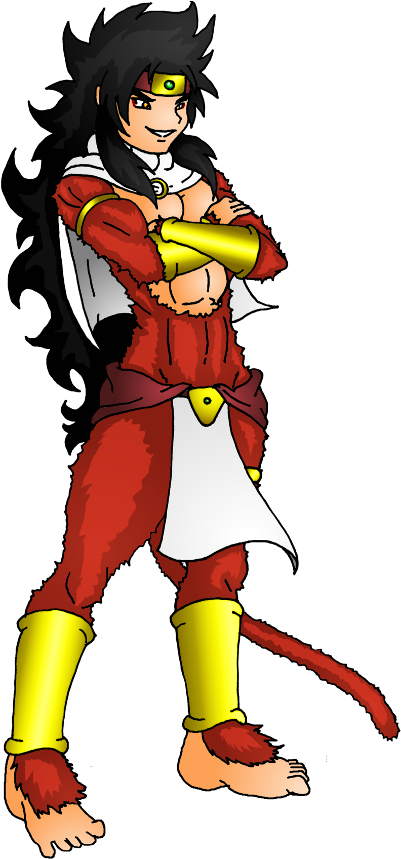 Ancient Saiyan Elite Male By Bloodyshanglong Ancient - Saiyan Male Art (900x1788)