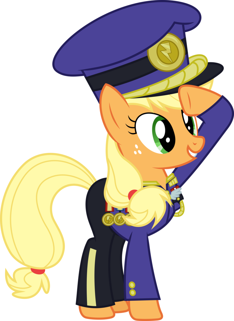 Absurd Res, Ancient Wonderbolts Uniform, Applejack, - Colonel (745x1024)