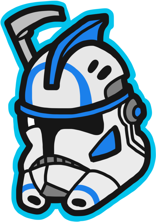 Blue Clone Trooper By Ploomutoo - Clone Trooper (1024x768)