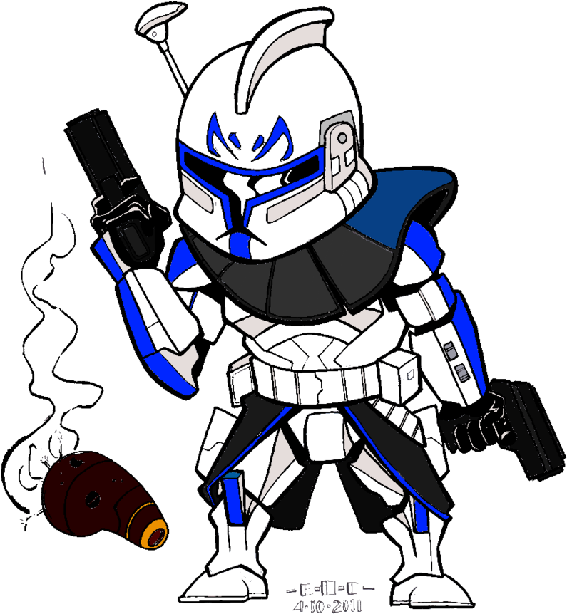 Chibi Rex By Ecanerdygirl - Clone Star Wars Chibi (826x968)