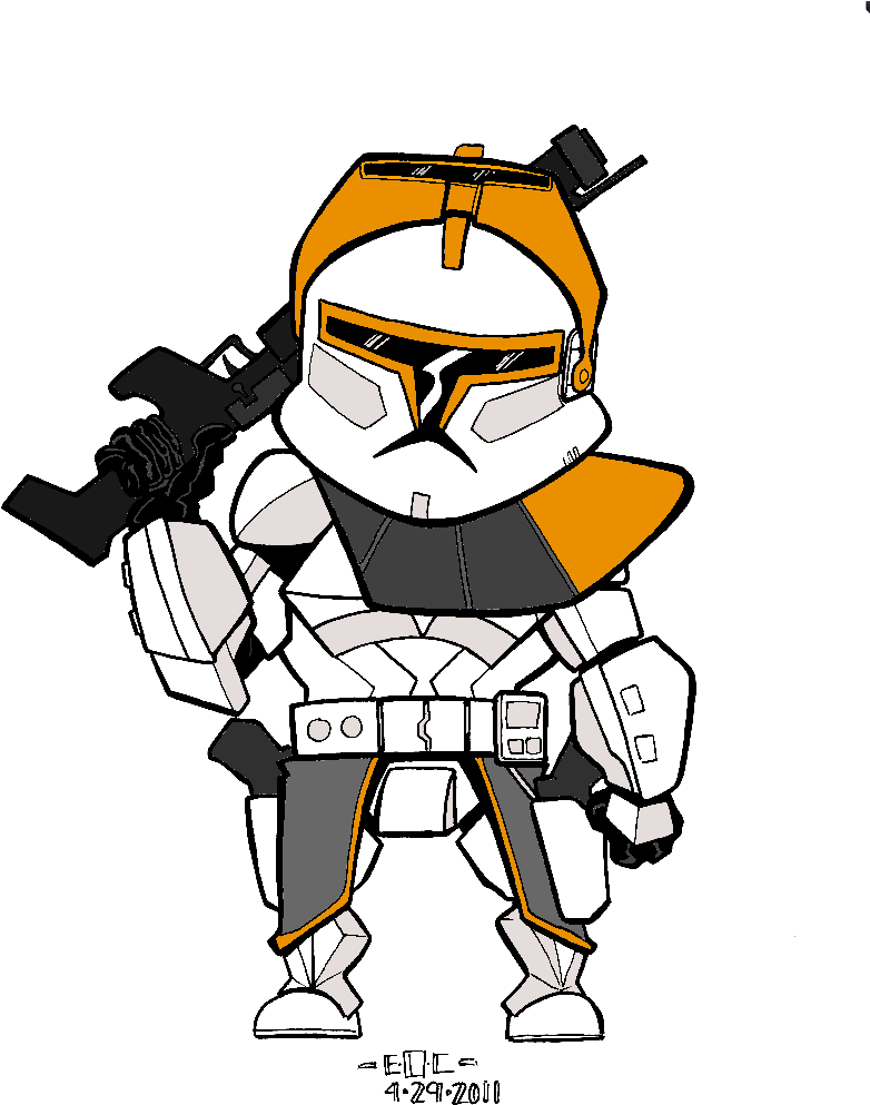 Chibi Bly By Ecanerdygirl Chibi Bly By Ecanerdygirl - Drawings Of Chibi Clone Troopers (800x1035)