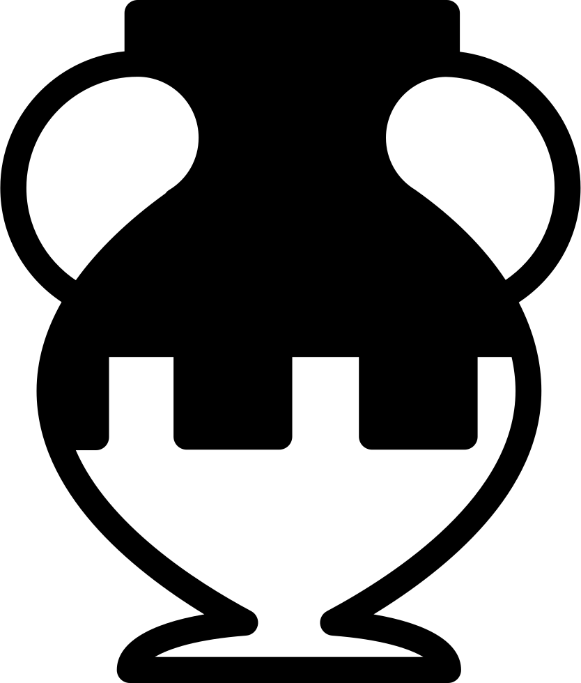 Ancient Jar Outline In A Museum Comments - Jarron Icono (834x980)