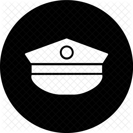 Air, Army, Cap, Force, Hat, Military, Uniform Icon - Email Circle Icon Png (512x512)