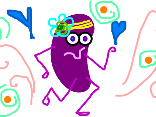 Jelly Bean Clipart Dancing - Jelly Bean Clipart Dancing (640x480)