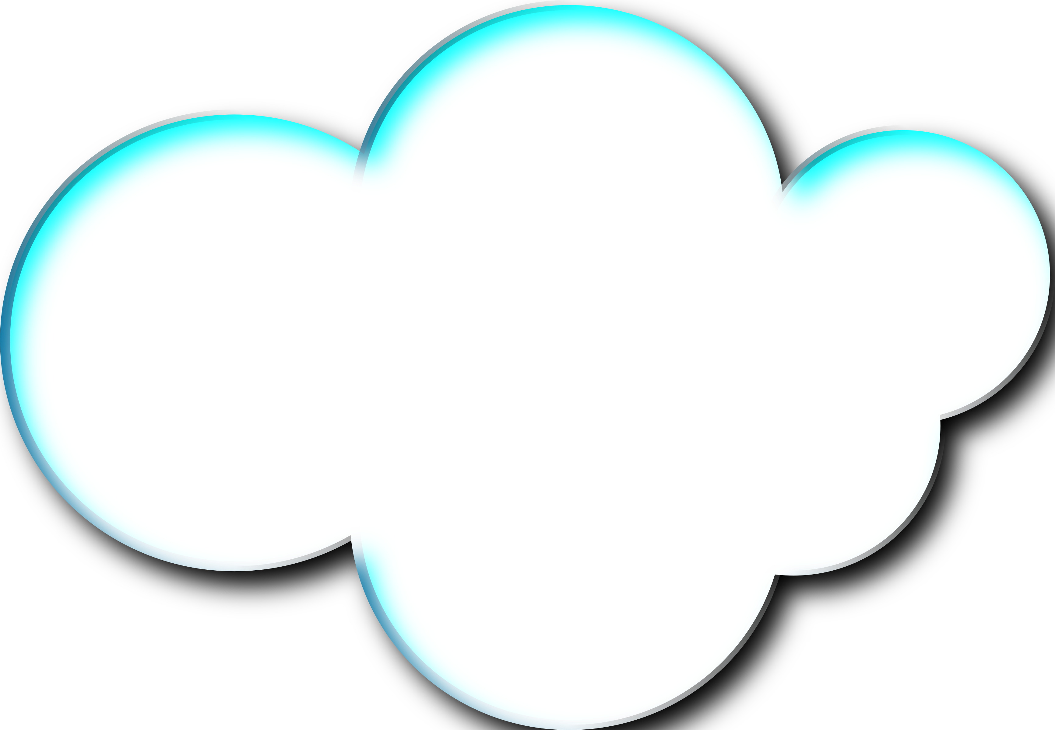 Nube De Clip Art - Clip Art Clouds Png (3465x2400)