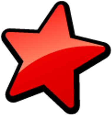 Celebrities Wonder - Red Star Icon (400x400)