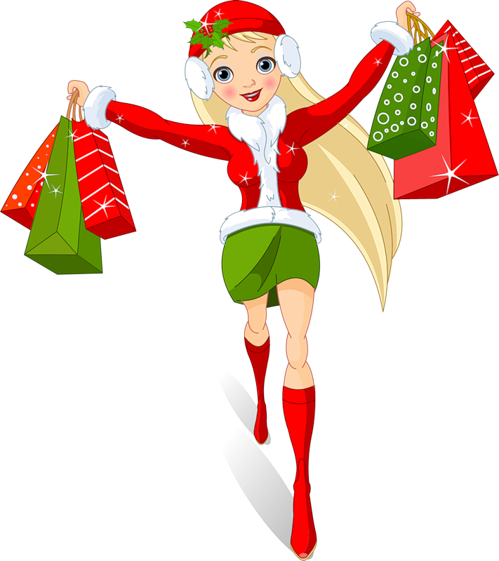 Http - //4 - Bp - Blogspot - Com/ U9xln- Goblins Sly - Christmas Shopping Bag Clip Art (711x800)