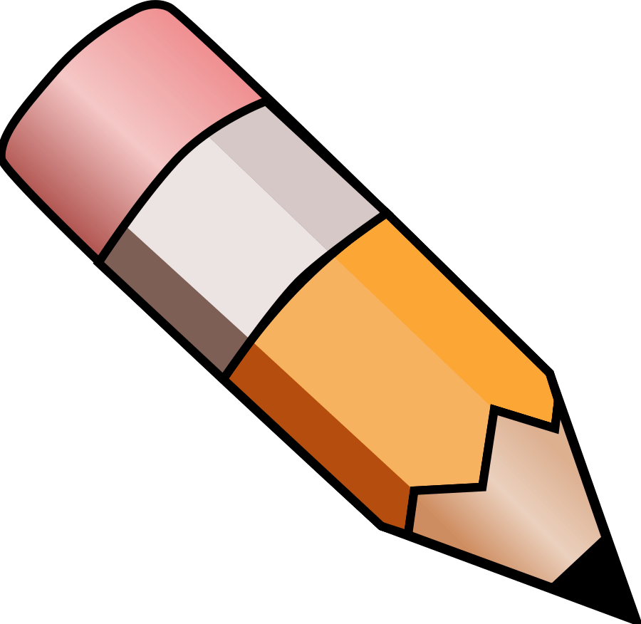 Pencil And Paper Clipart - Paper-and-pencil Game (900x876)