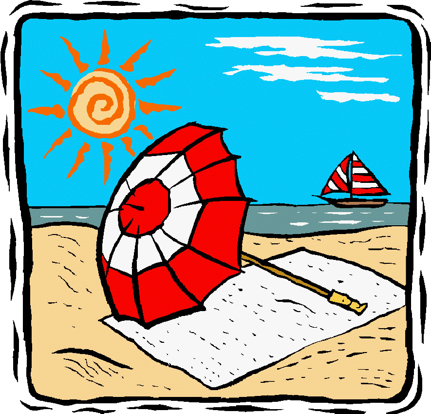 Summer Clipart - Summer Holiday Clip Art (885x849)