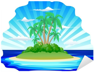 Vinilo Pixerstick Isola Esotica-johnston - Illustration (400x400)