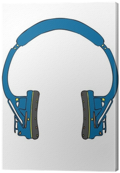 Cuadro En Lienzo Vector Aislado Coloreado De Música - Mural (400x400)