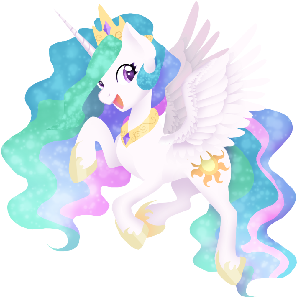 Toskurra, Flying, Princess Celestia, Safe, Simple Background, - Cartoon (1074x1024)