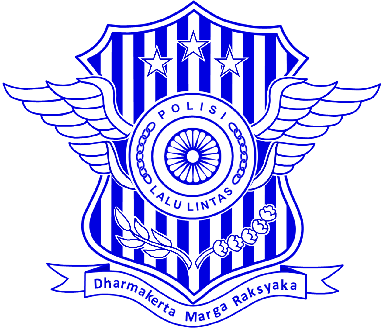 Maturnuwun Nusantara - Satlantas Logo Png (1261x1088)