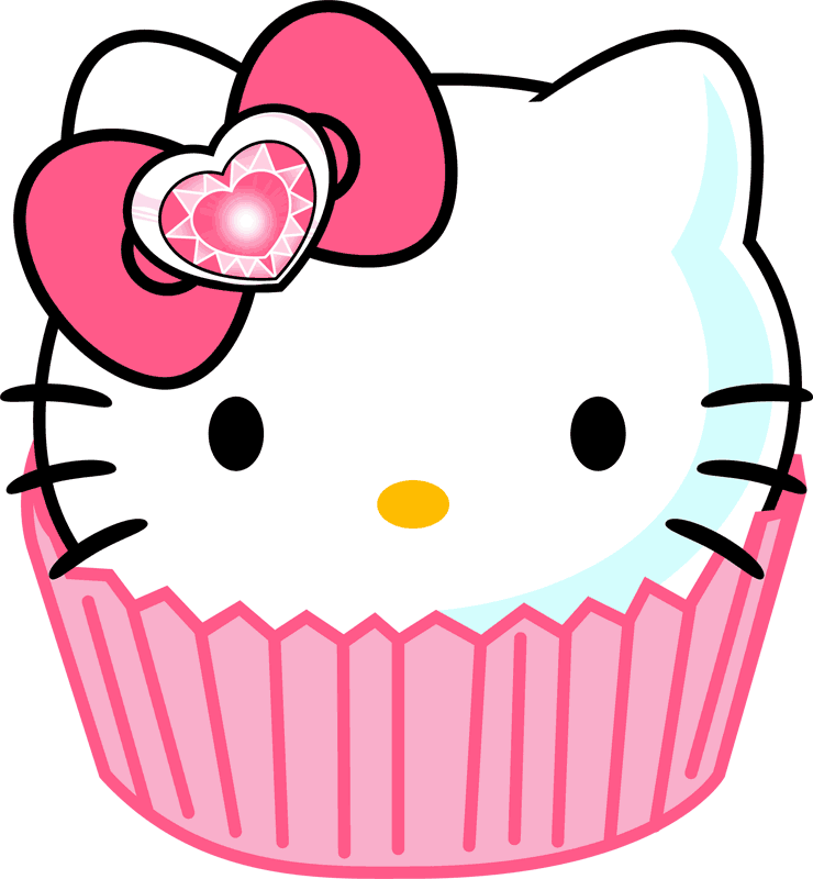 Hello Clipart Birthday - Birthday Hello Kitty Clipart (740x800)