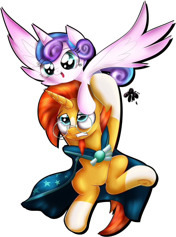 Katakiuchi4u, Baby, Baby Pony, Cute, Duo, Flurrybetes, - Cartoon (887x1024)