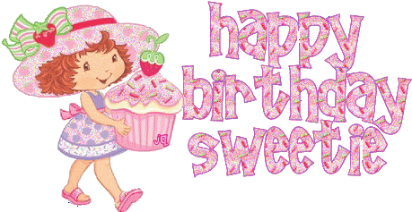 Strawberry Shortcake Birthday Clip Art - Strawberry Shortcake Happy Birthday (490x269)
