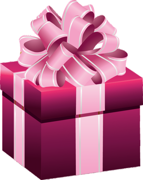 Beautiful Birthday Wishes - Clip Art Gift Box (600x756)