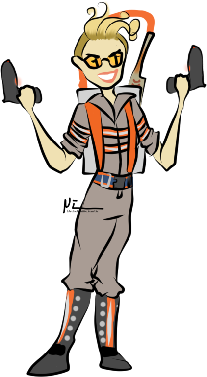 Holtzmann Chibi By Wrong-decision - Cartoon (774x1032)